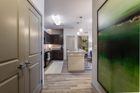 Apartment hallway